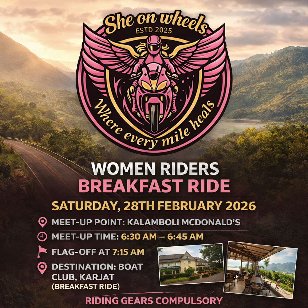 Breakfast ride to The Boat Club, Karjat