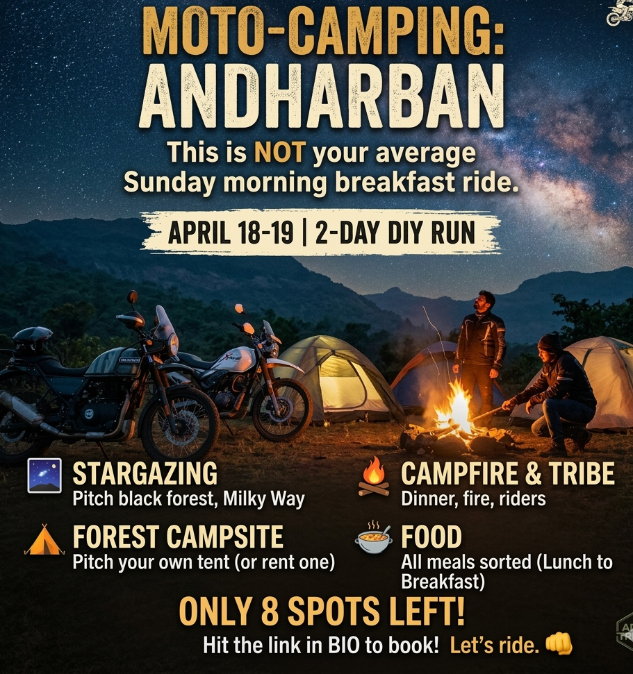 Andharban Overnight Moto-Camping Ride — 18–19 April 2026 | ADV TRIBE