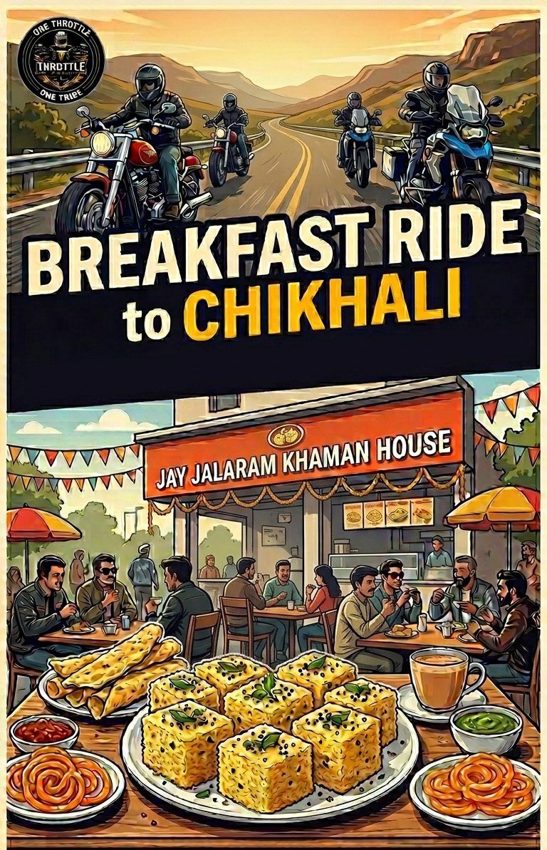 Breakfast Ride to Chikhali, Gujarat