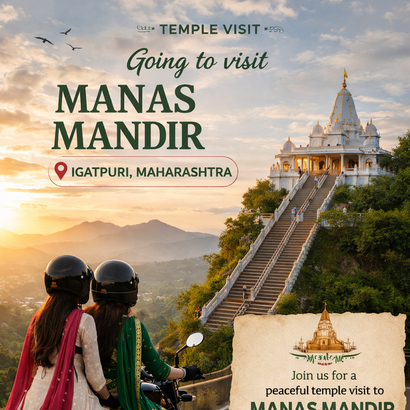 Ride to Manas Mandir, Igatpuri