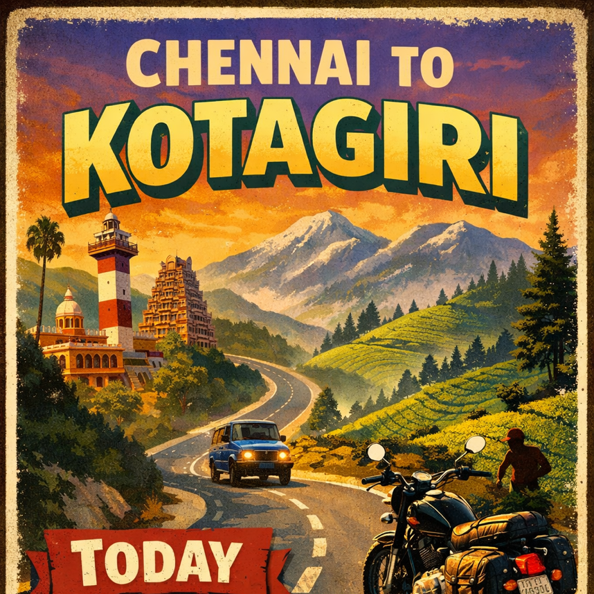 Ride to Kotagiri-Ooty