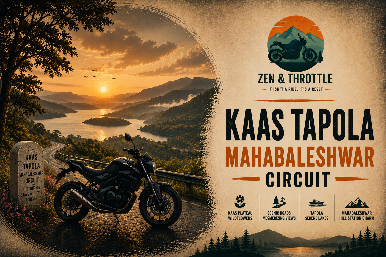 Kaas - Tapola - Mahabhaleshwar Circuit | Ride 2
