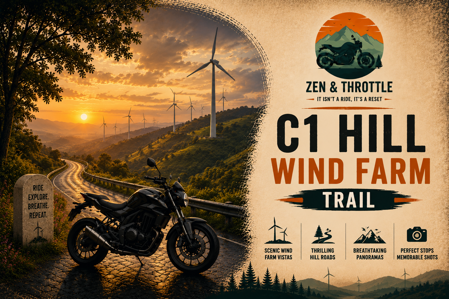 C1 Hill Wind Farm Trail