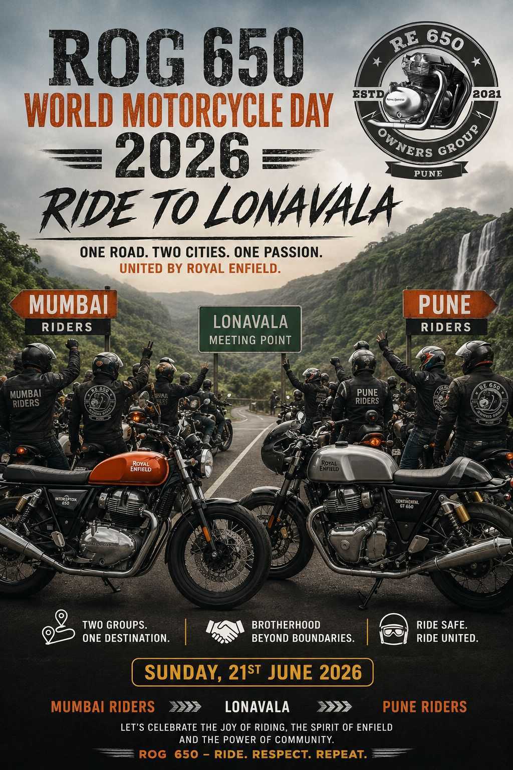 R.O.G. Pune x Mumbai breakfast ride