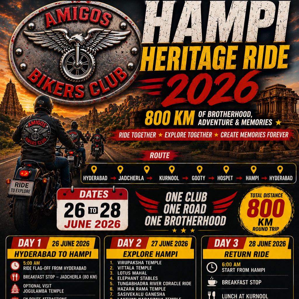 Hyderabad to Hampi
