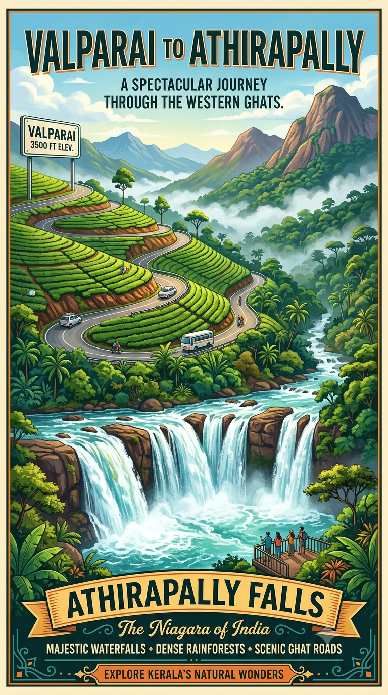Valparai to athirapally