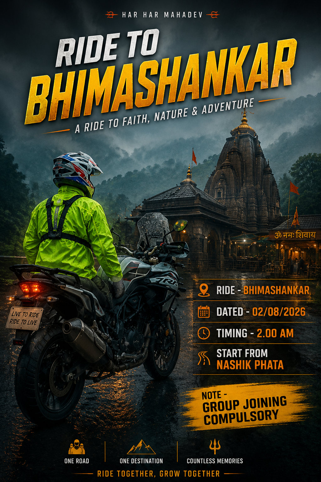 Friendship day bhimashankar Ride