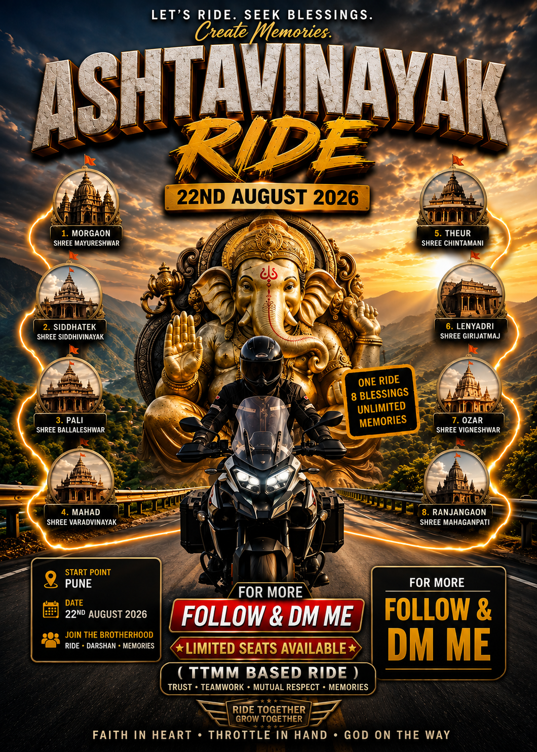 Ashtvinayak Sequence Ride