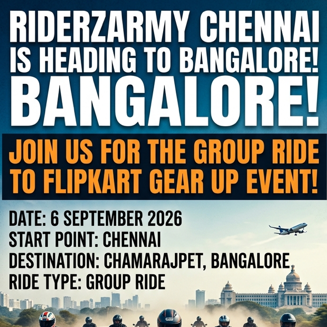 FLIPKART GEAR UP EVENT – GROUP RIDE