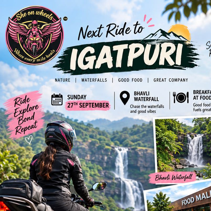 Ride to Bhavli waterfall, Igatpuri